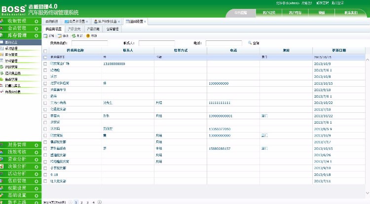 艺之都汽车实体店综合管理系统